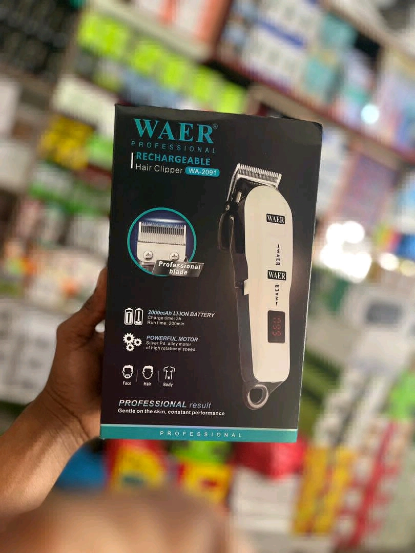 WAER Professional Rechargeable Hair Clipper WA-2091