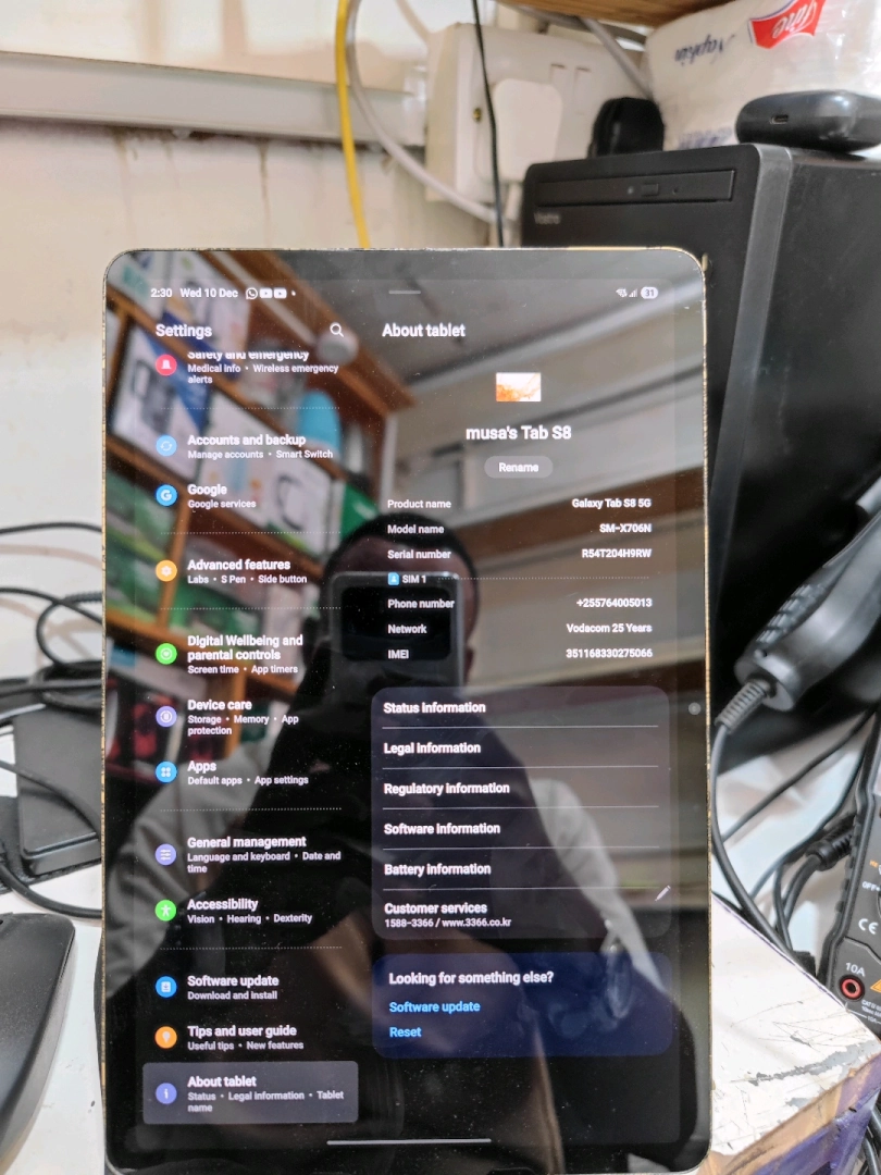Samsung Galaxy Tab S8 Plus 128GB 8GB RAM thumbnail 3