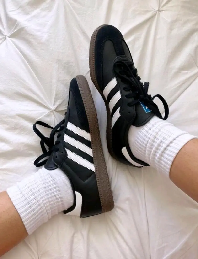 New White Adidas Platform Sneakers thumbnail 9