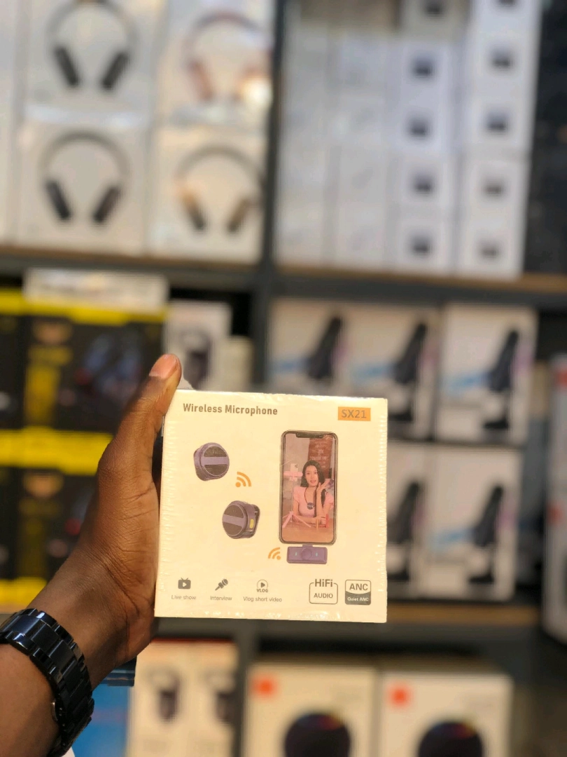 SX21 Dual Wireless Lavalier Microphone for Vlogging