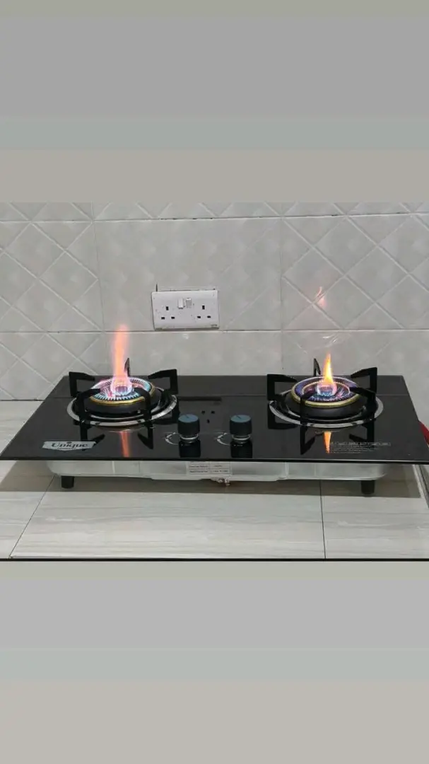 Gas Cooker ya Burner 2 (Glass Top)
