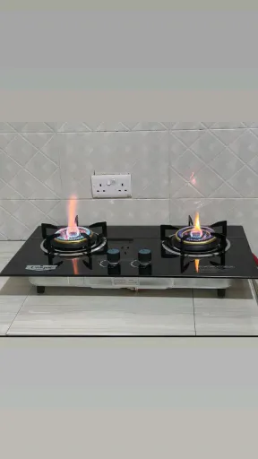 Gas Cooker ya Burner 2 (Glass Top)