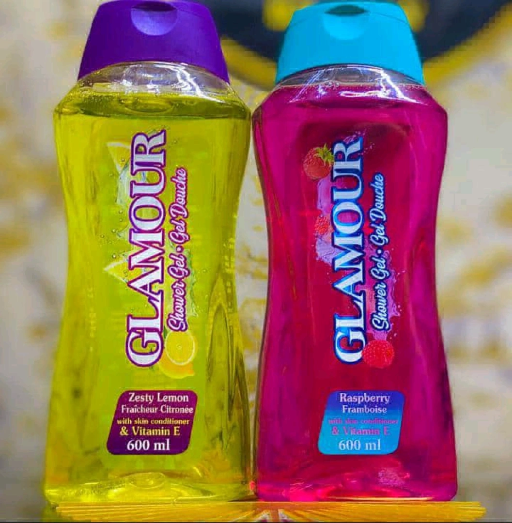 Glamour Shower Gel (Lemon & Raspberry) 600ml with Delivery