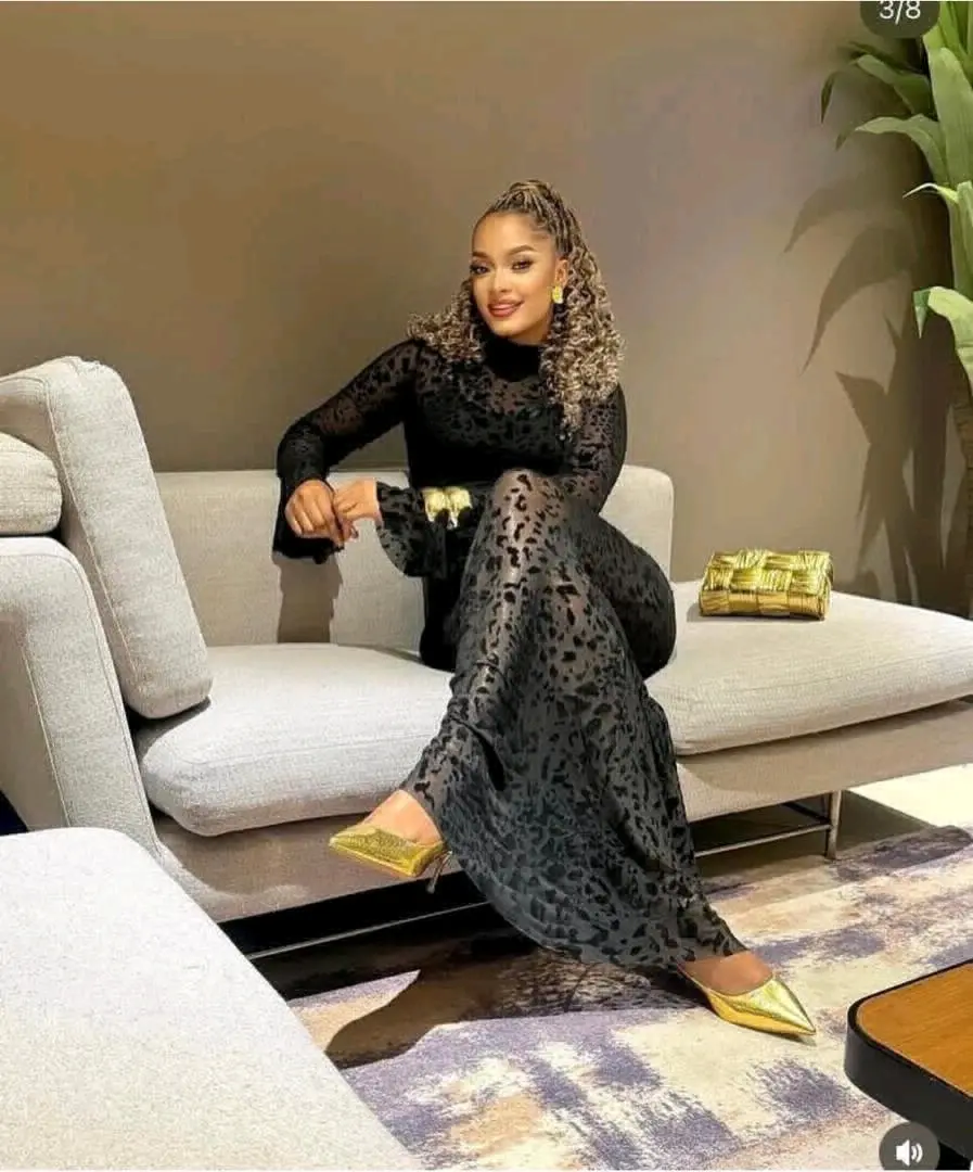 Leopard Print Long-Sleeved Dress thumbnail 3