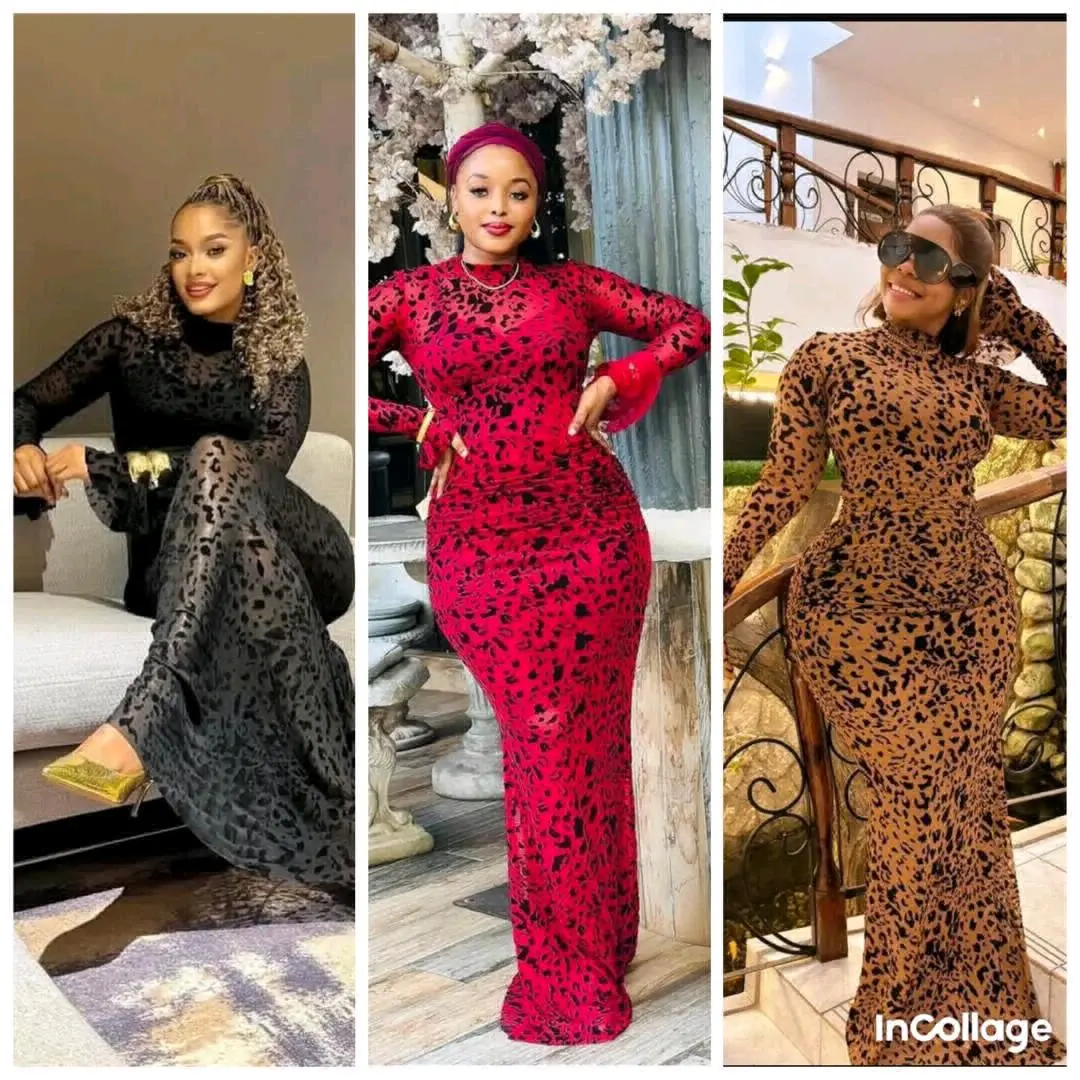 Leopard Print Long-Sleeved Dress thumbnail 4