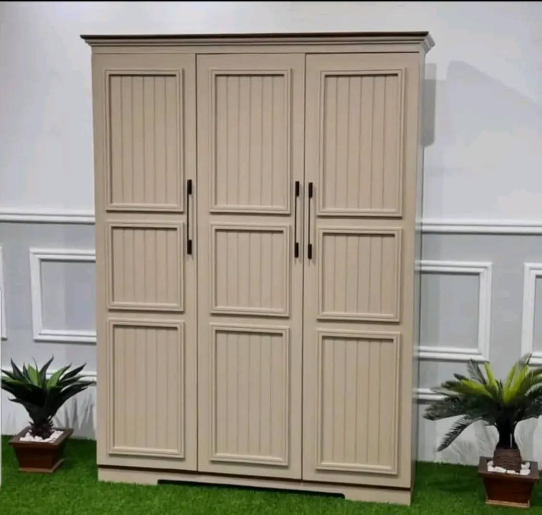 Three-Door Hard Wood Wardrobe