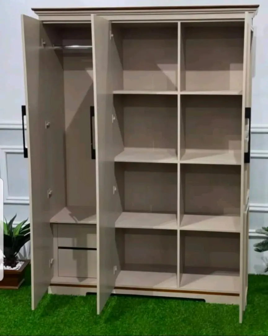 Three-Door Hard Wood Wardrobe thumbnail 2