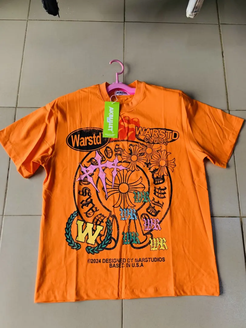 Orange Vlone Unisex T-Shirt (XL-3XL) thumbnail 3