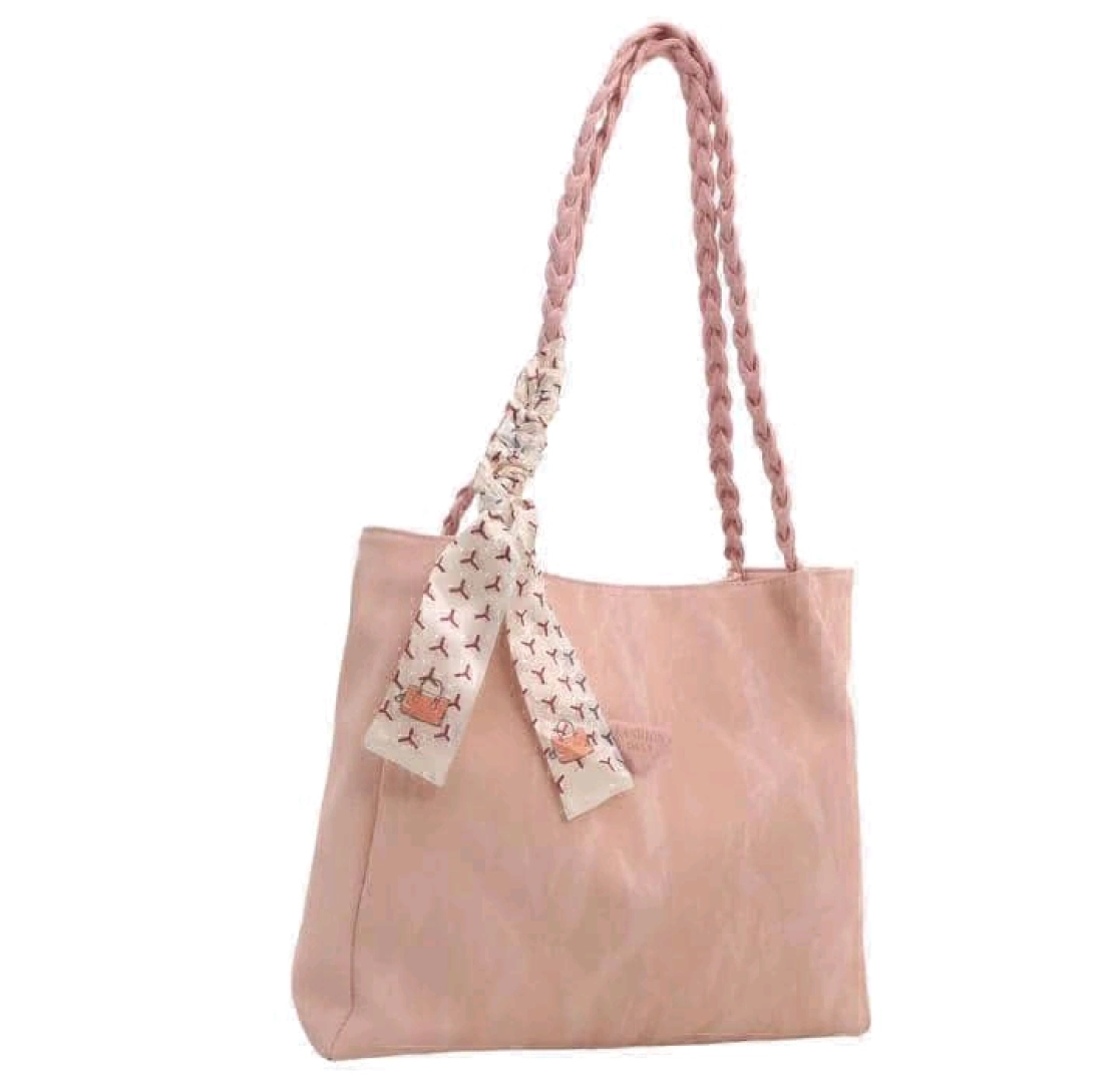 Black Textured Handbag with Free Delivery thumbnail 2