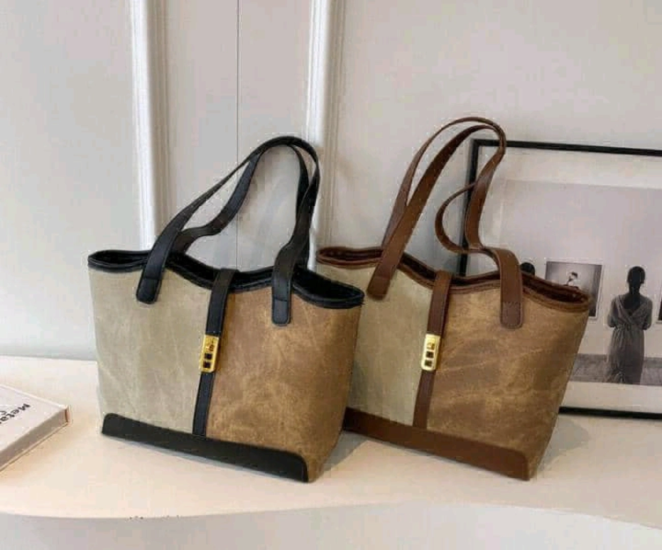 Black Textured Handbag with Free Delivery thumbnail 4