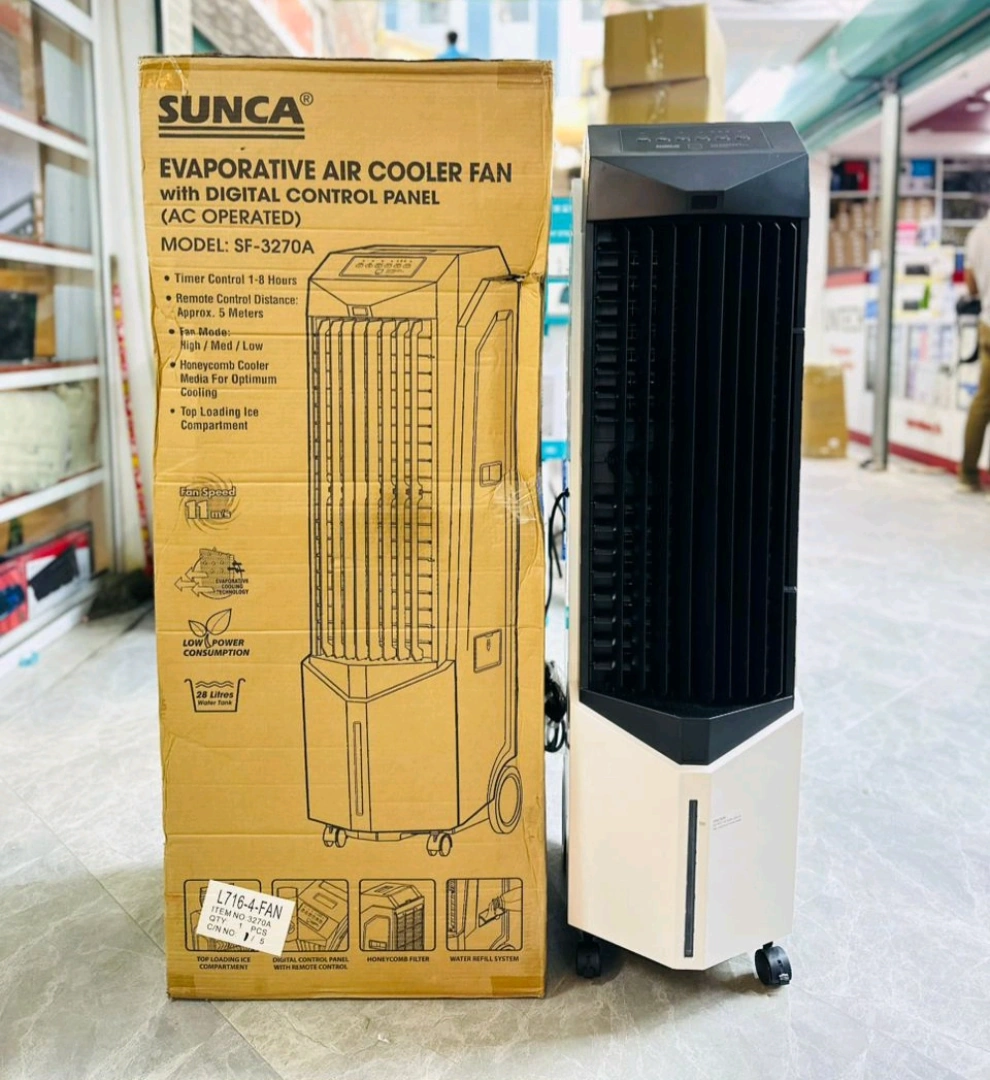New SUNCA SF-3270A Evaporative Air Cooler Fan 3-in-1