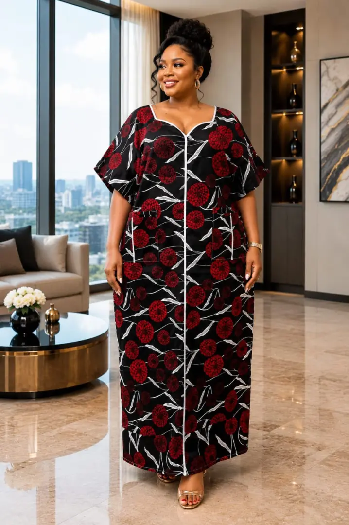 Kitenge Dress za Kisasa kwa Wanawake