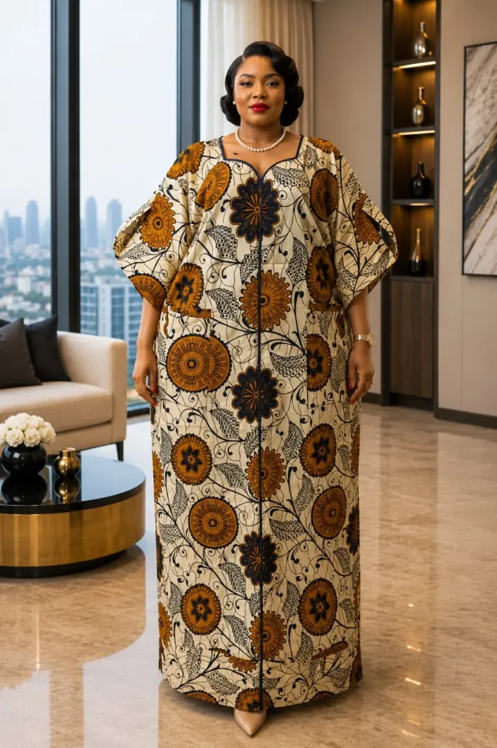 Kitenge Dress za Kisasa kwa Wanawake thumbnail 8