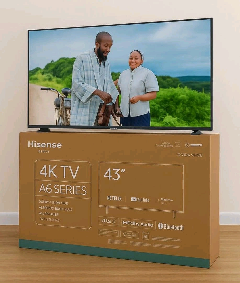 Hisense 43-inch 4K Smart TV (A6 Series) New