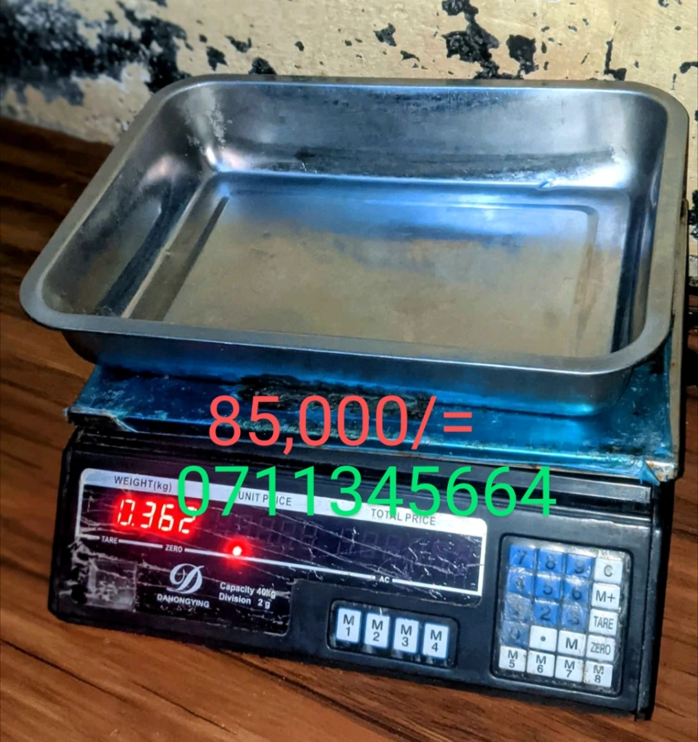 Digital Scale and Glass Display Cabinet (Mzani na Kabati) thumbnail 2