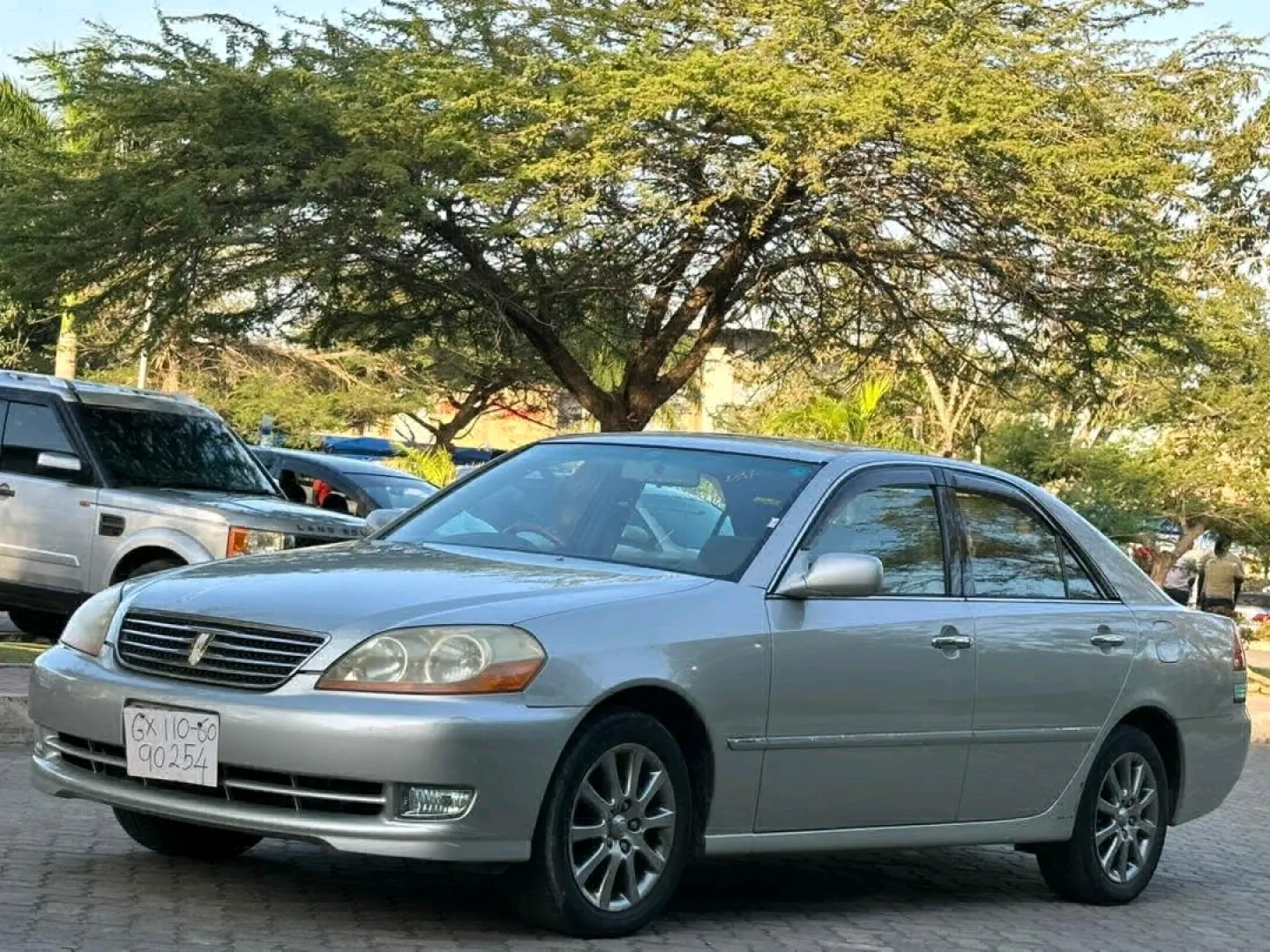 Toyota Mark X 2006 Model Silver Sedan thumbnail 3