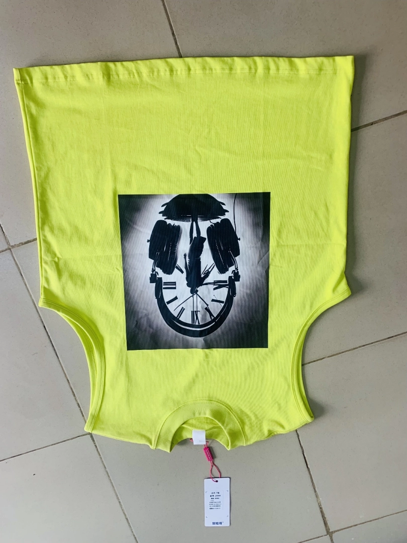 Bright Pink Sleeveless VANS T-shirt/Top with Flame Graphic thumbnail 2