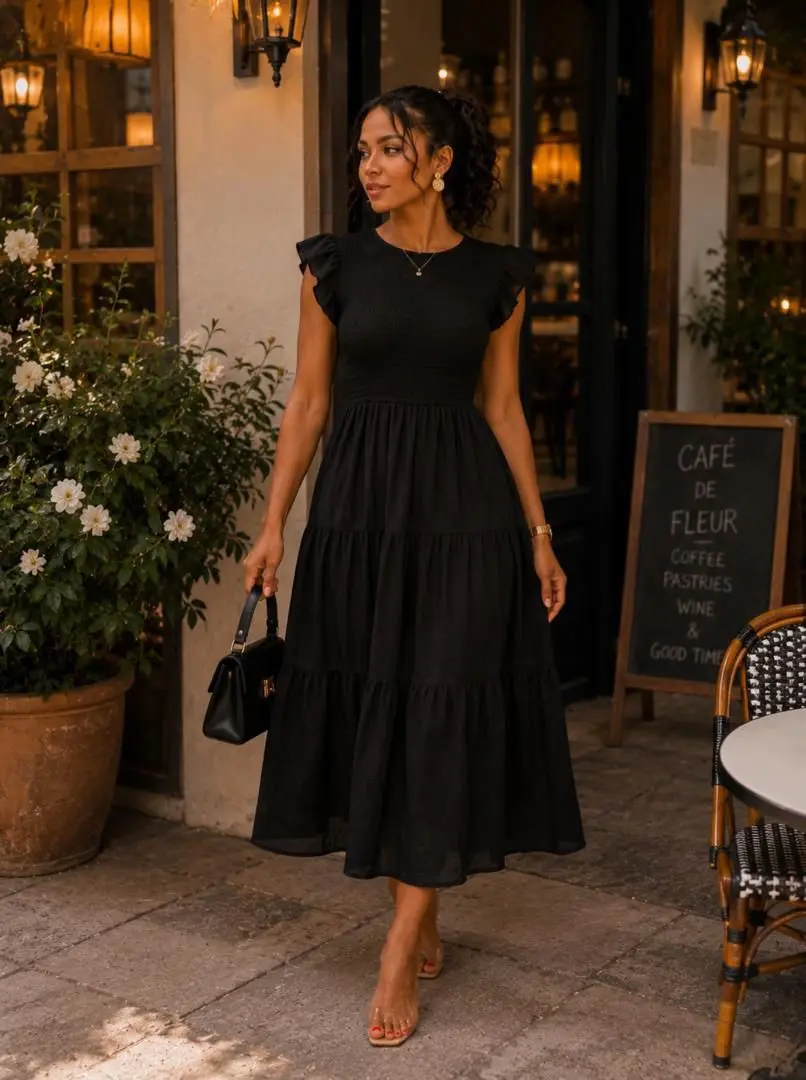 Stylish Women's Cotton Dresses thumbnail 3
