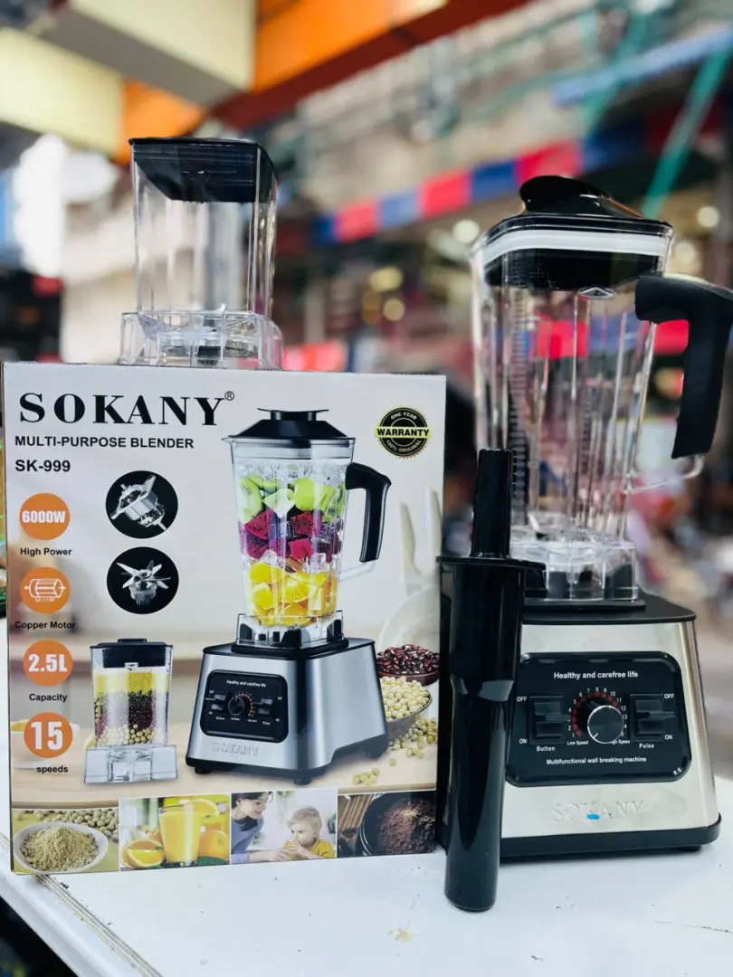 Sokany Heavy Duty Blender 2.5L thumbnail 2