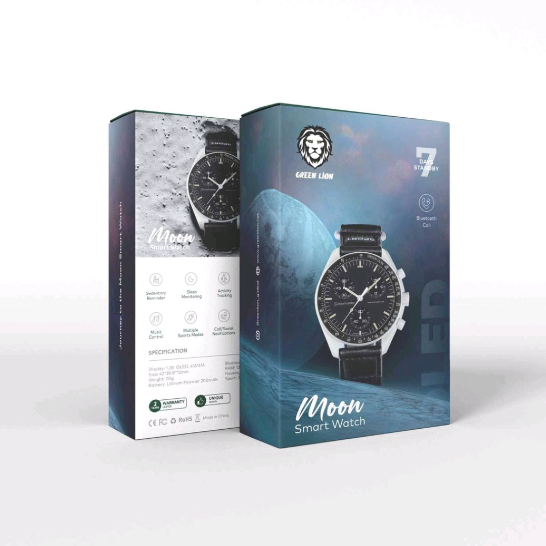 Green Lion Moon Star Smart Watch 1.28 inch OLED