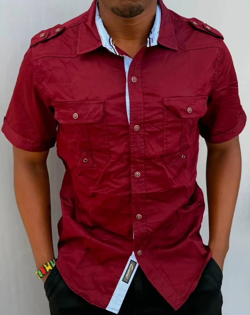 Men's Short-Sleeved Button-Up Shirts thumbnail 6