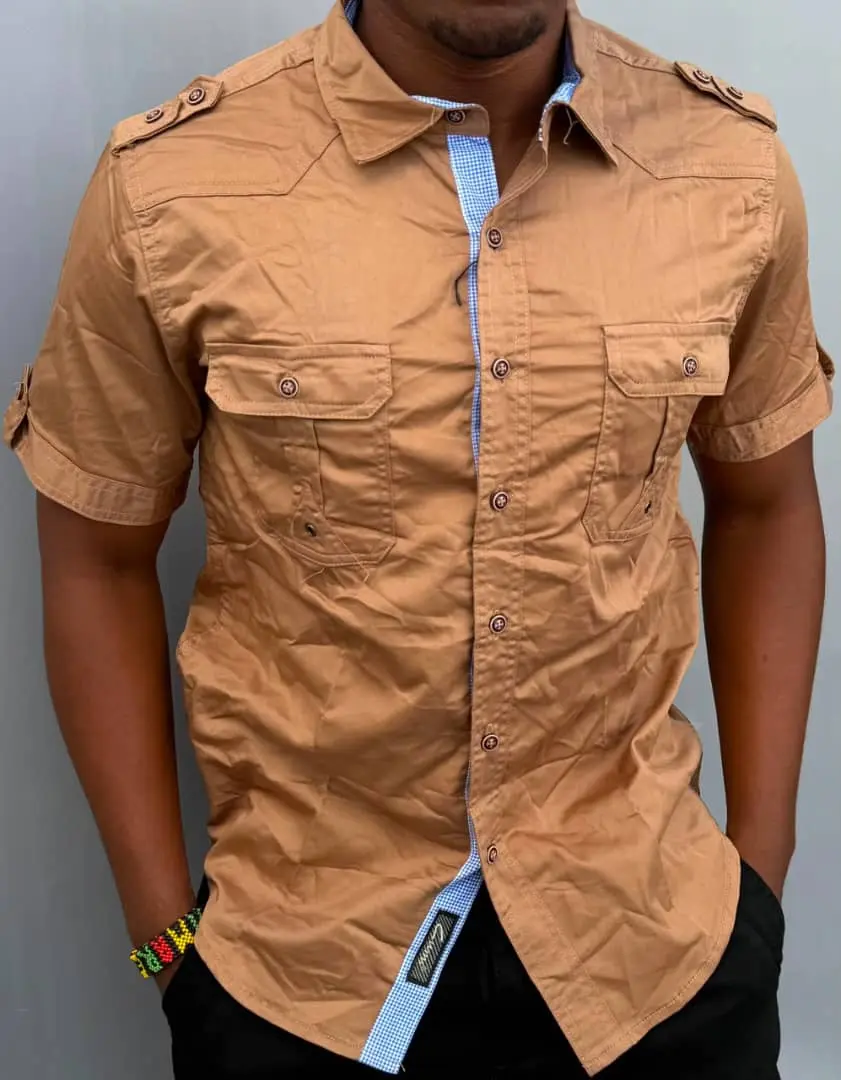 Men's Short-Sleeved Button-Up Shirts thumbnail 7