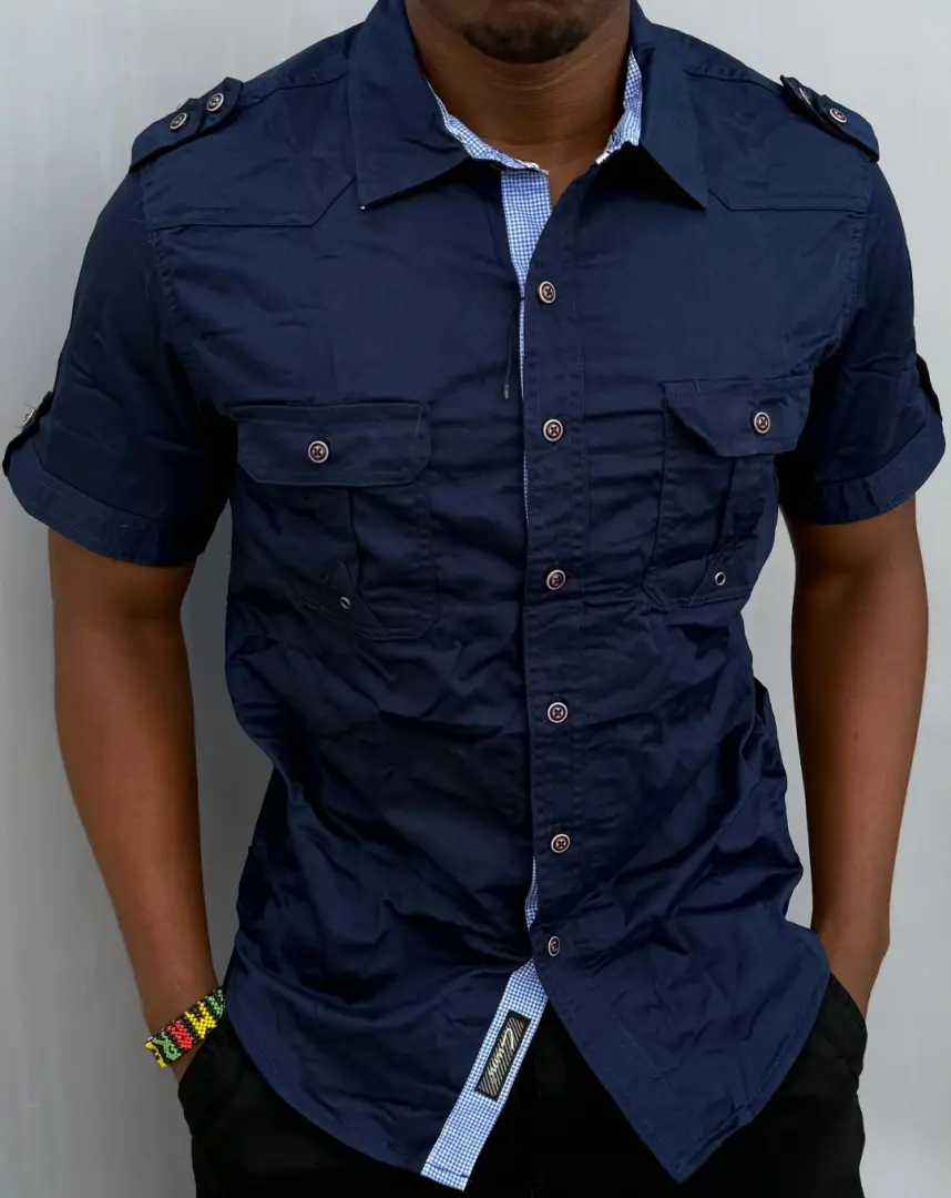 Men's Short-Sleeved Button-Up Shirts thumbnail 8