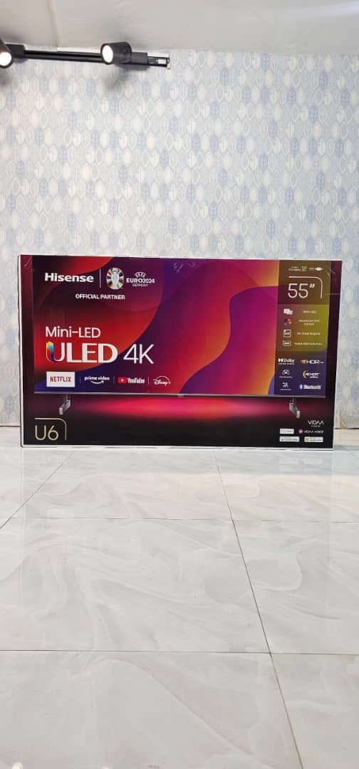 New Hisense 55 Inch Mini LED ULED 4K TV (U6 Model)