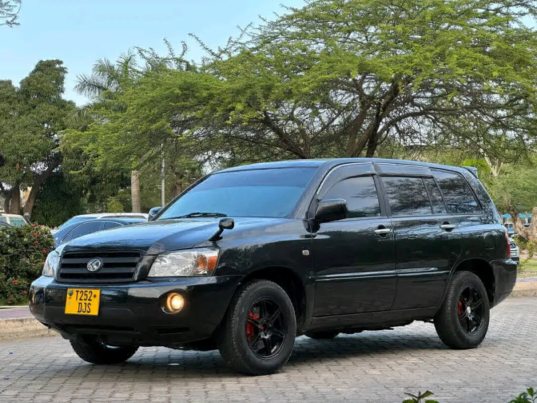 Toyota Kluger (Highlander) 2005, Nyeusi thumbnail 4