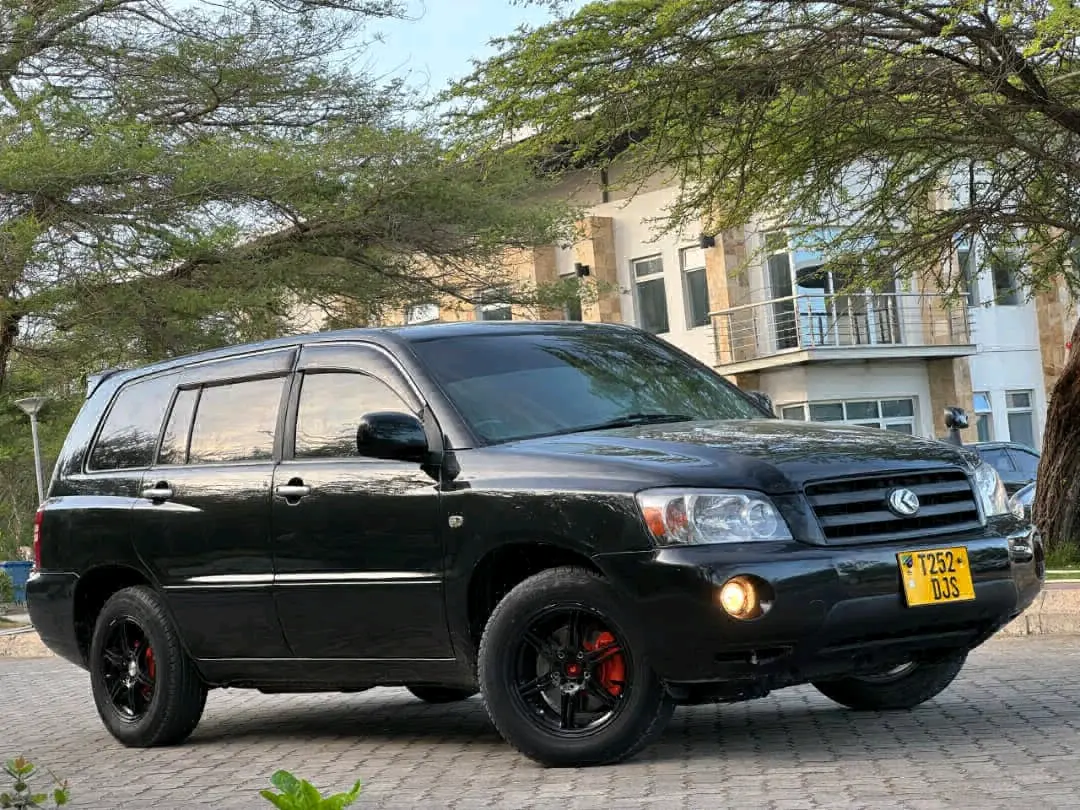 Toyota Kluger (Highlander) 2005, Nyeusi thumbnail 8