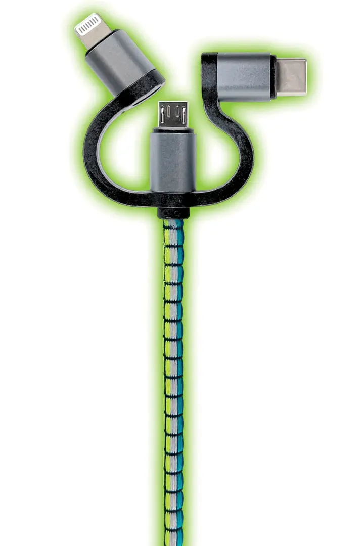 3-in-1 Heavy Duty 10ft Charging Cable thumbnail 2