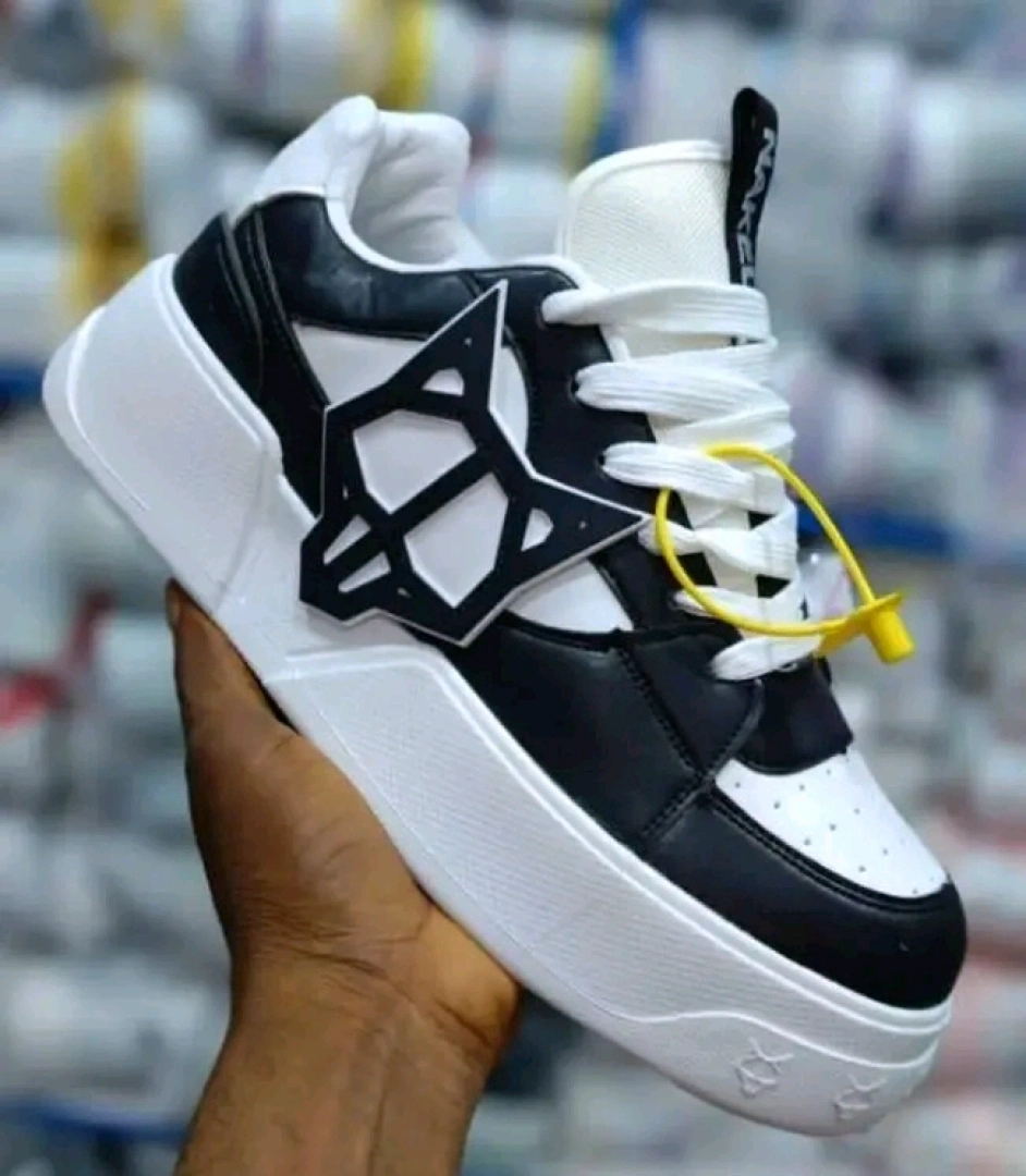 New White and Purple Naked Wolfe Sneakers thumbnail 3