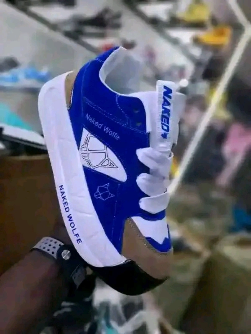 New White and Purple Naked Wolfe Sneakers thumbnail 5