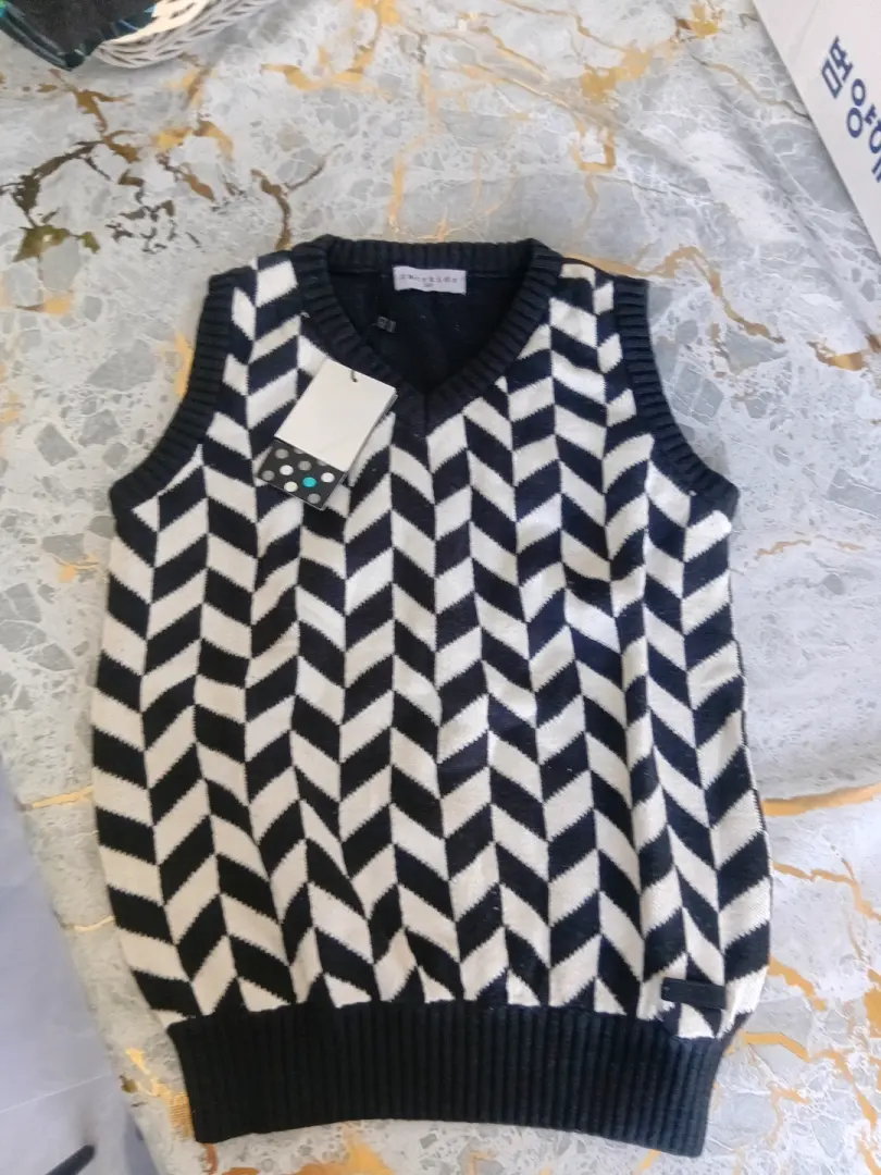 Korean Kids' V-Neck Sweater Vest