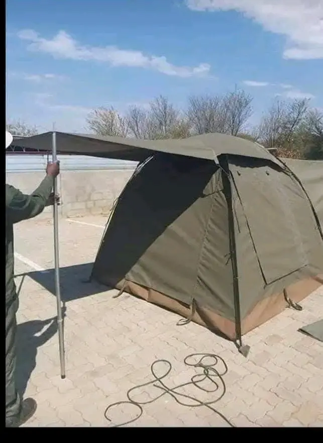 Dome Tent 2-3 People Ripstop Canvas thumbnail 3