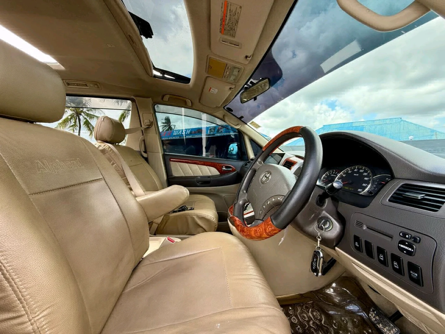 Black Toyota Alphard Minivan (Reg No. EJW) thumbnail 7