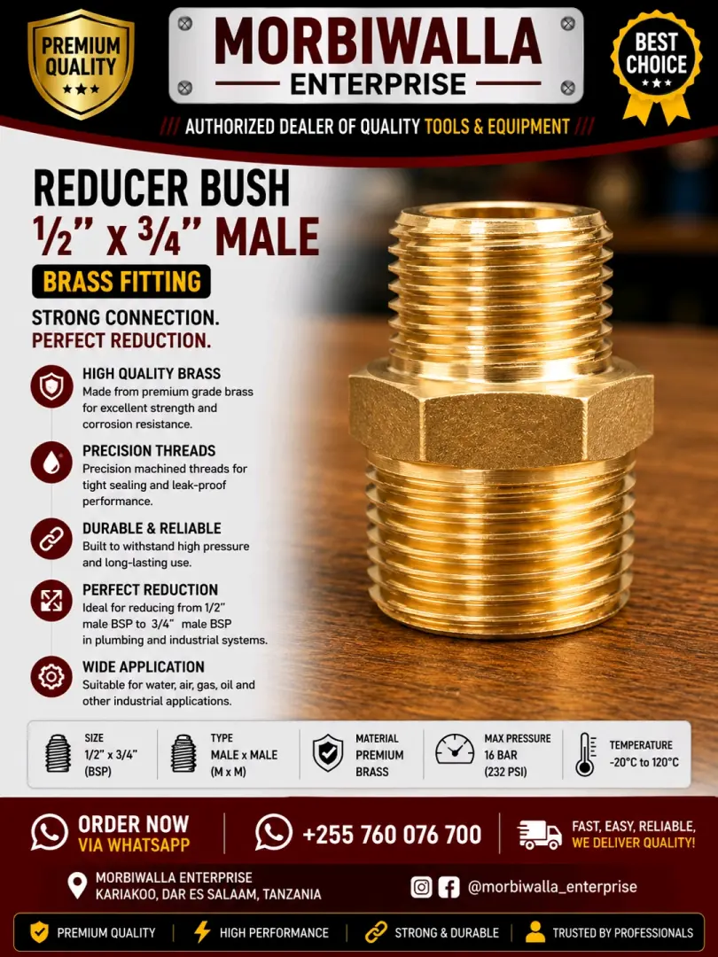 Reducer Bush ½ x ¾ Male