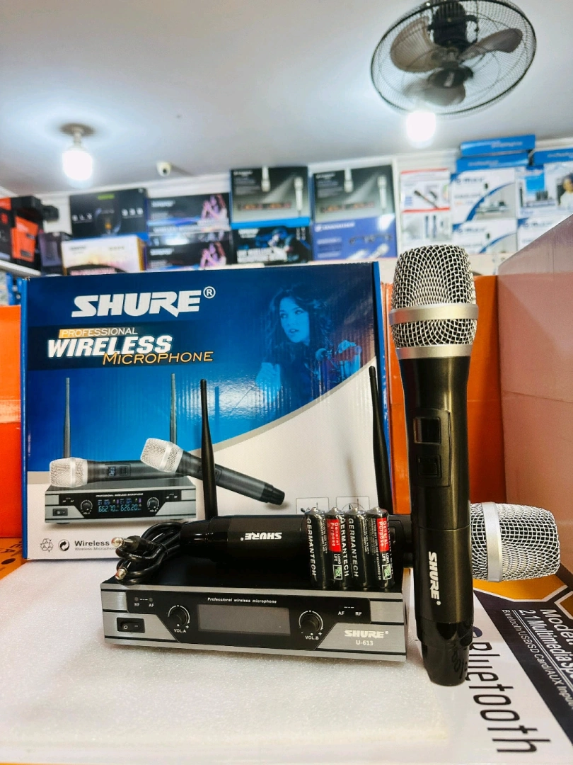 Shure U-613 Professional 2-Wireless Microphone System