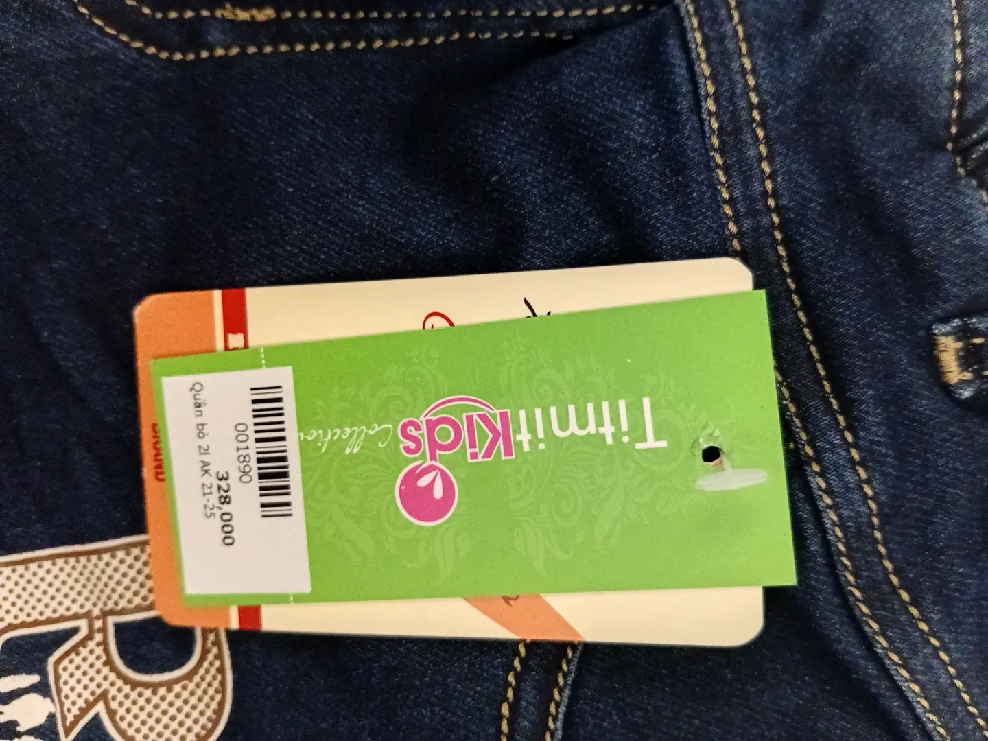 Kids' Dark Blue Denim Jeans (Korea) thumbnail 2