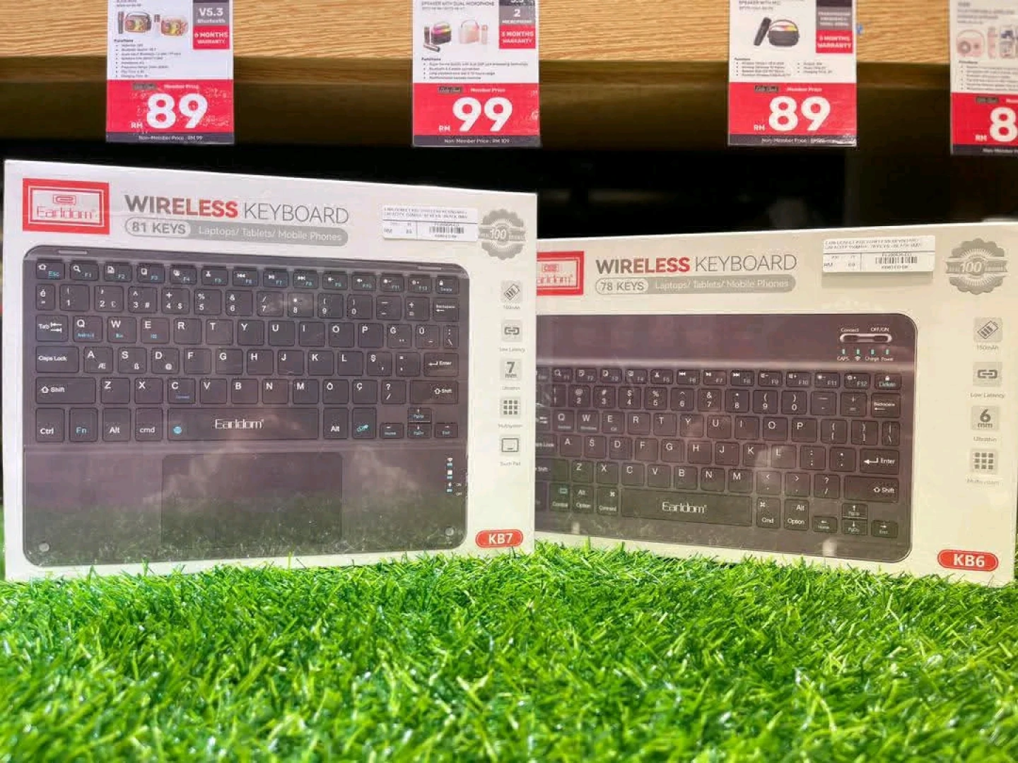 Earldom ET-KB7 Wireless Keyboard with Touchpad