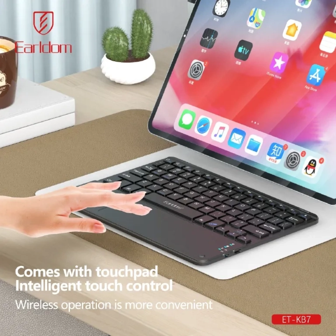 Earldom ET-KB7 Wireless Keyboard with Touchpad thumbnail 2