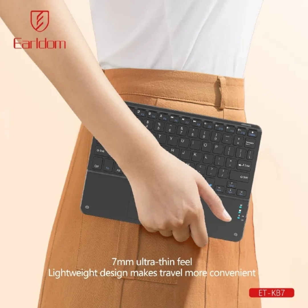 Earldom ET-KB7 Wireless Keyboard with Touchpad thumbnail 4