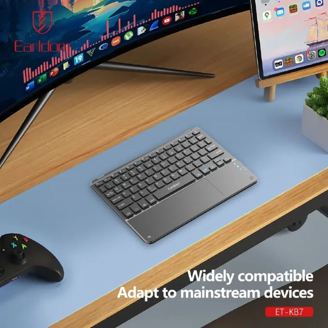 Earldom ET-KB7 Wireless Keyboard with Touchpad thumbnail 6