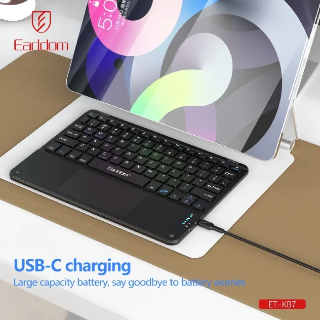 Earldom ET-KB7 Wireless Keyboard with Touchpad thumbnail 7