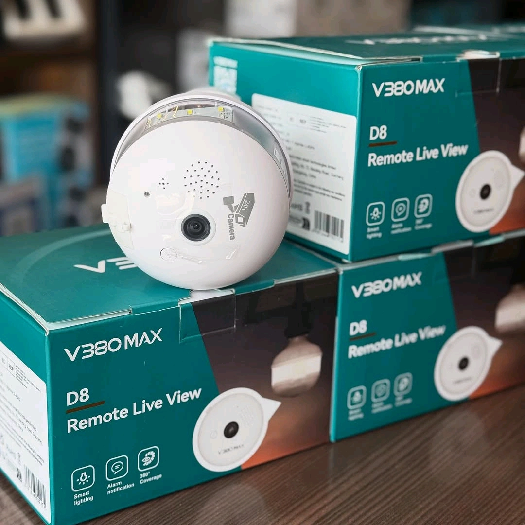 V380 Max D8 Smart Home Security Camera 360 Coverage
