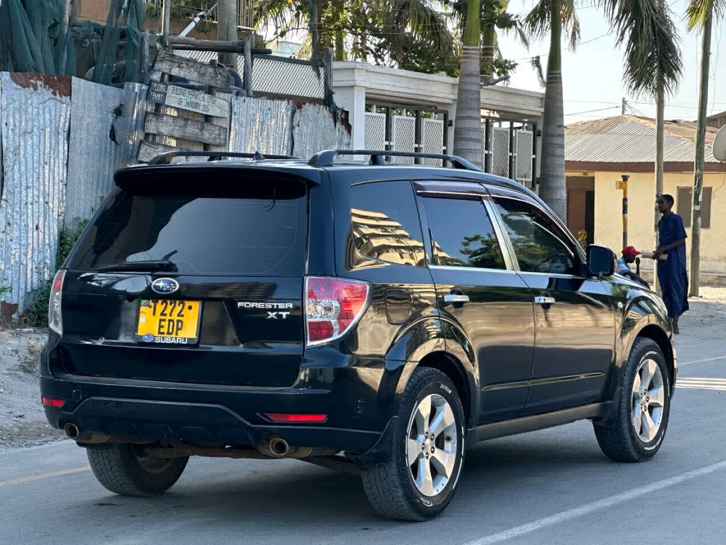 Black Subaru Forester 2008 SUV, 1990 CC EJ20 Engine thumbnail 4