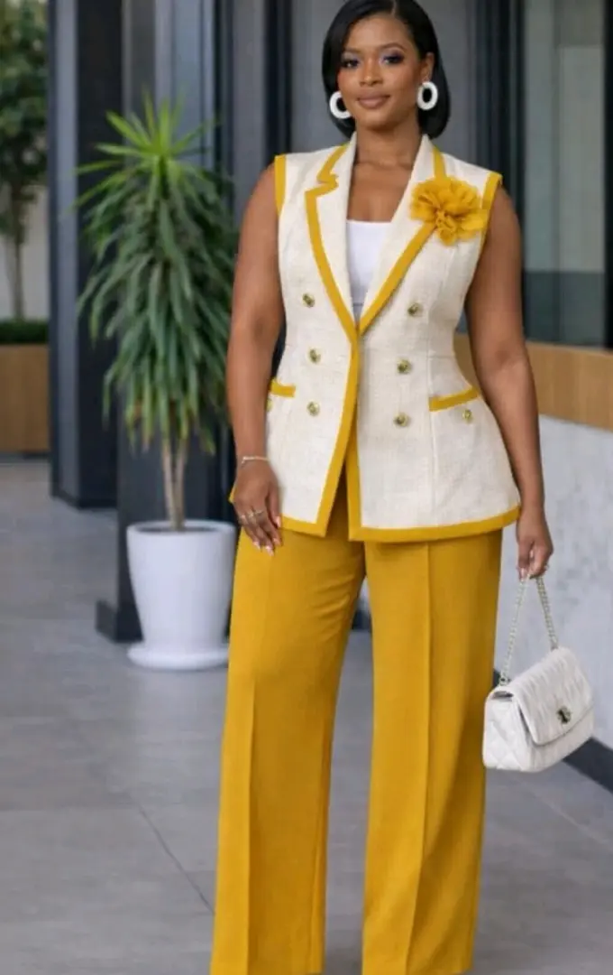 Women's Two-Piece Suit (Vest & Trousers) thumbnail 2