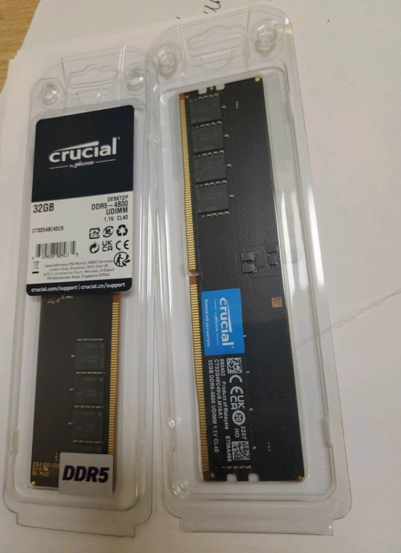 Crucial DDR5 RAM Modules 32GB (2x16GB) for Gaming PC thumbnail 4