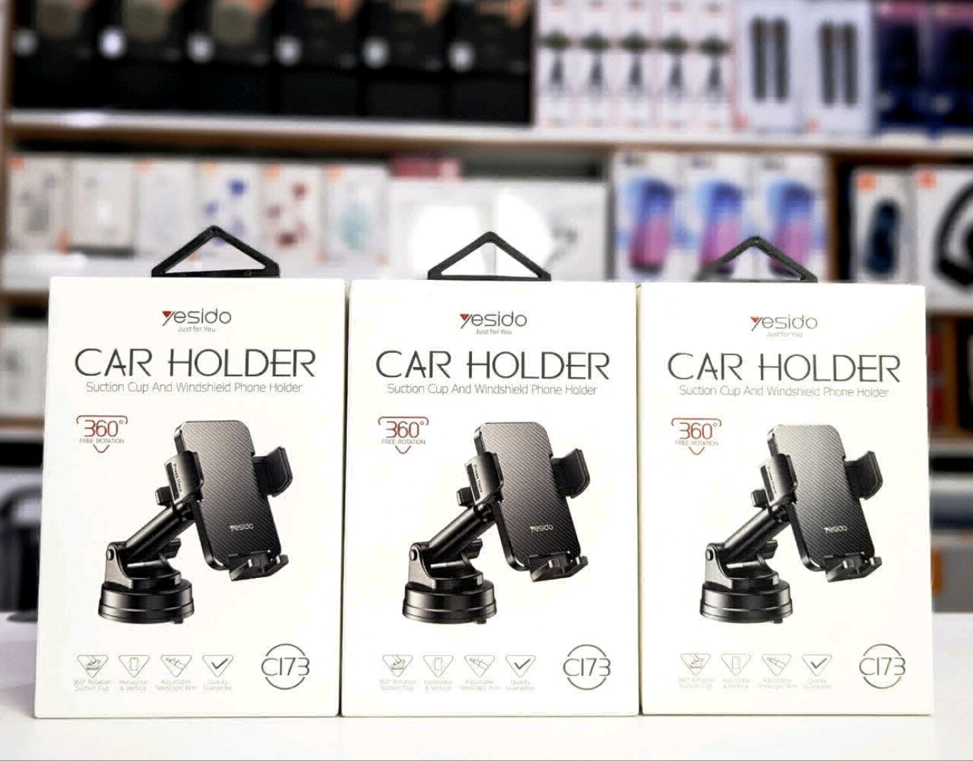 Yesido C173 Car Phone Holder Suction Cup Mount