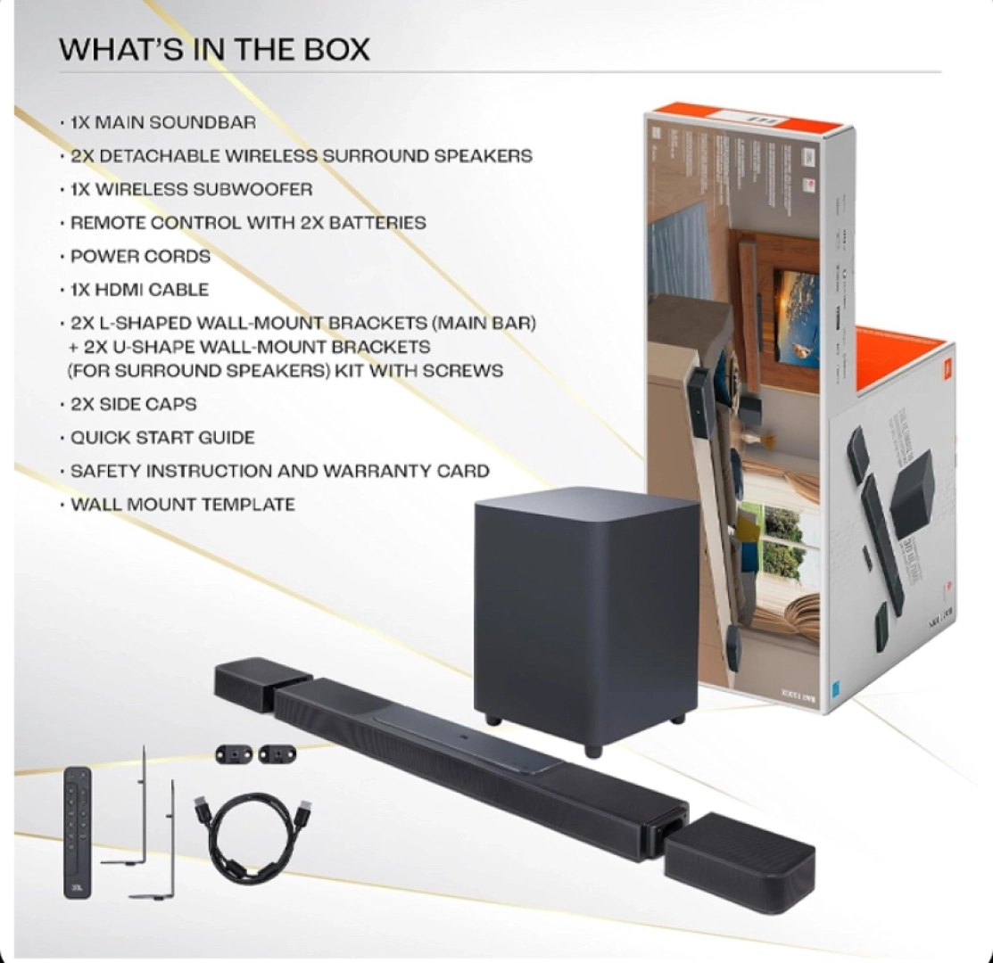 JBL Bar 1300 11.1.4 Channel Soundbar System thumbnail 2